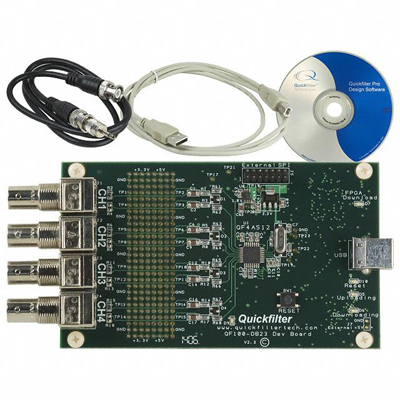 The Quickfilter Development Kit allows rapid prototyping and testing of filter designs The Quickfilter Development Kit